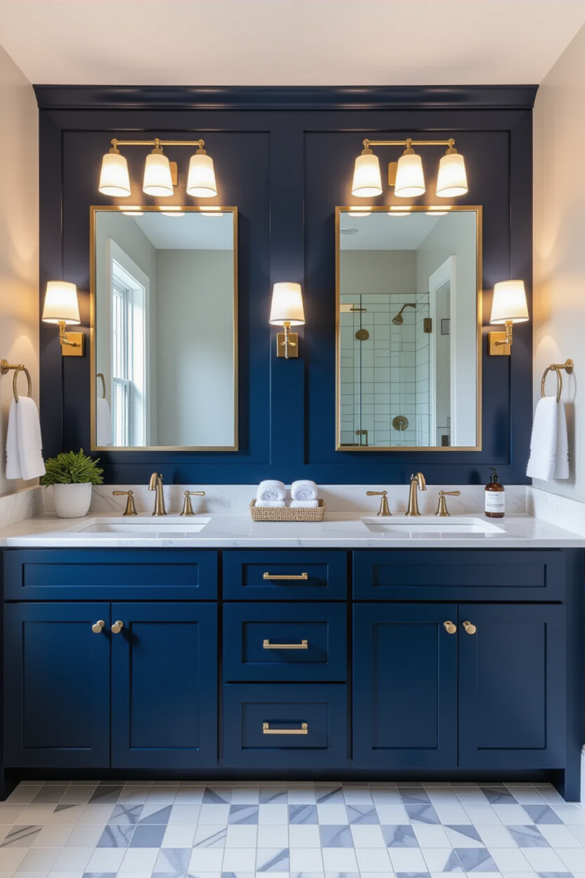 Double Sink Bathroom Vanity Mirror Ideas for Shared Spaces