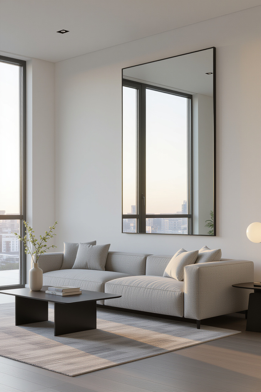 Elevating the Aesthetic with Mirror Wall Decor Living Room Modern Styles