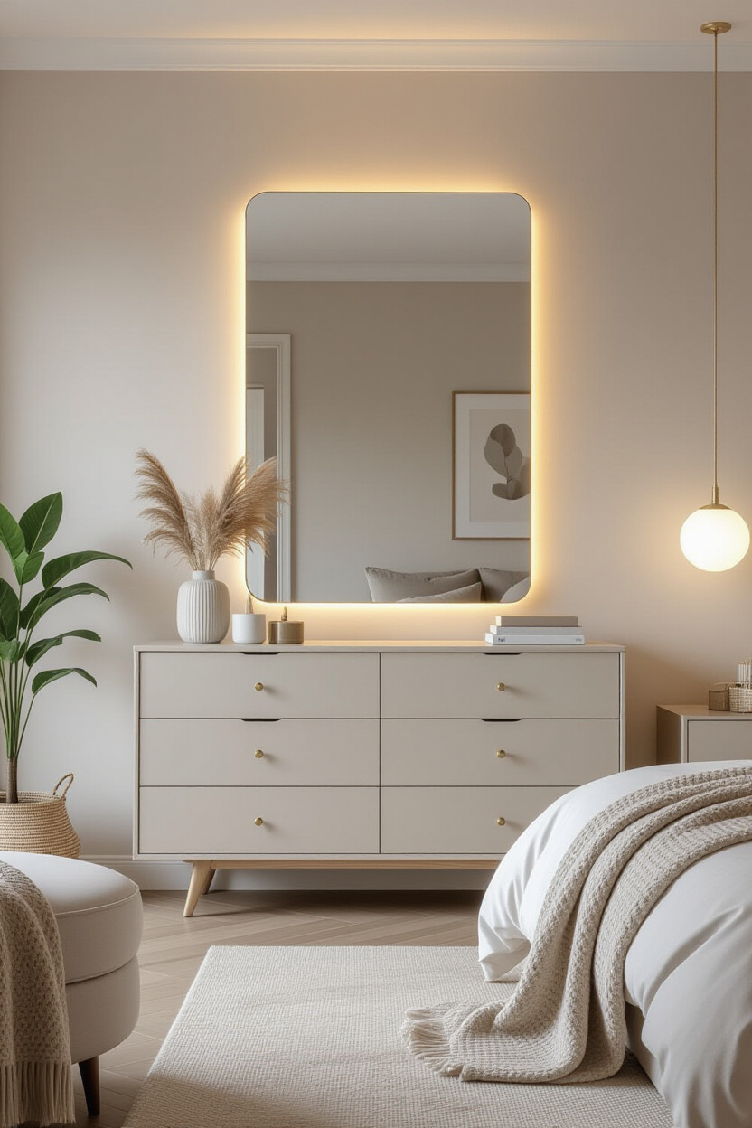 Enhance Your Bedroom's Aesthetic with Mirror Wall Decor