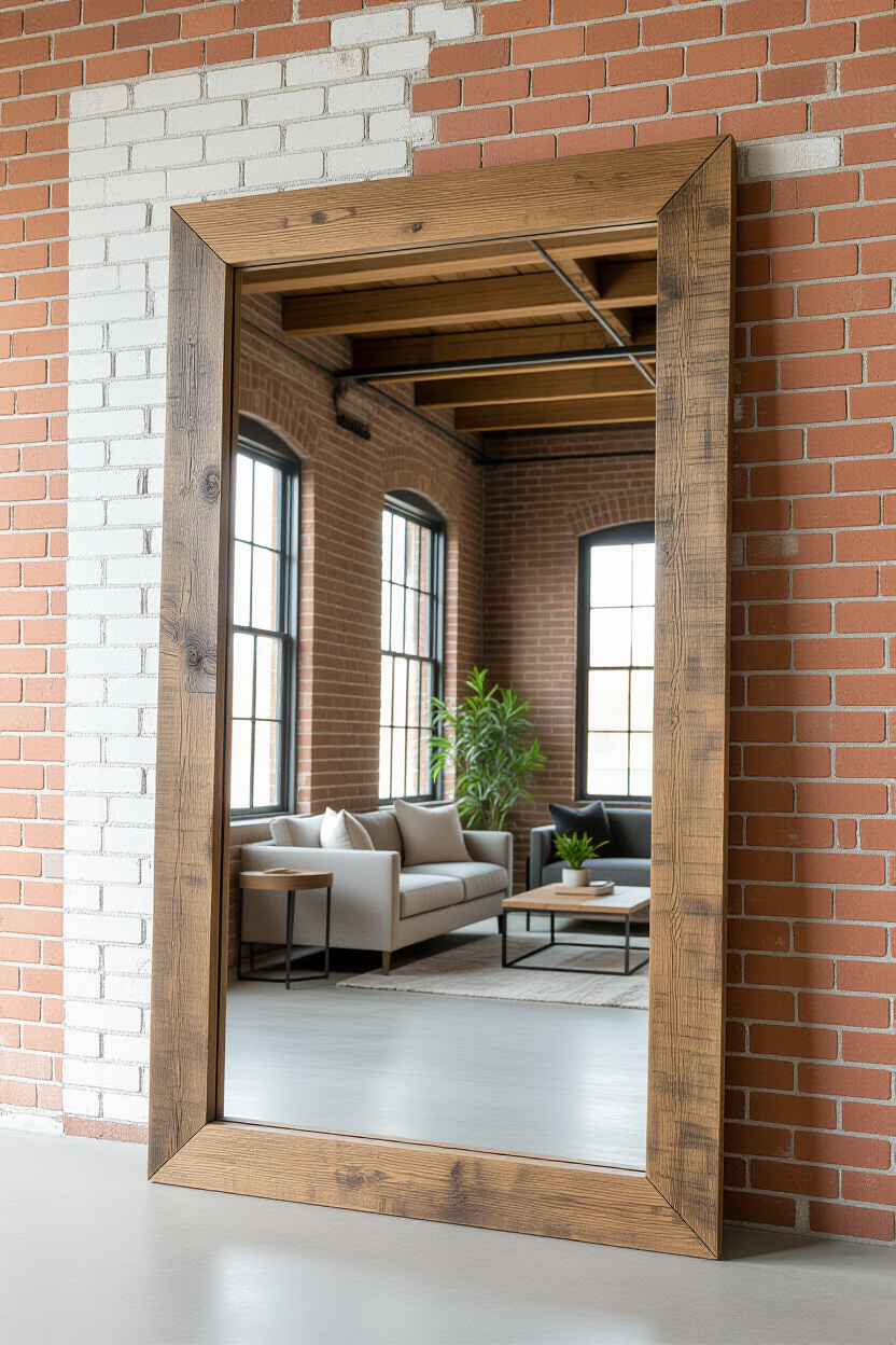 From Barn Door to Beautiful: Reclaimed Rustic Mirror Designs
