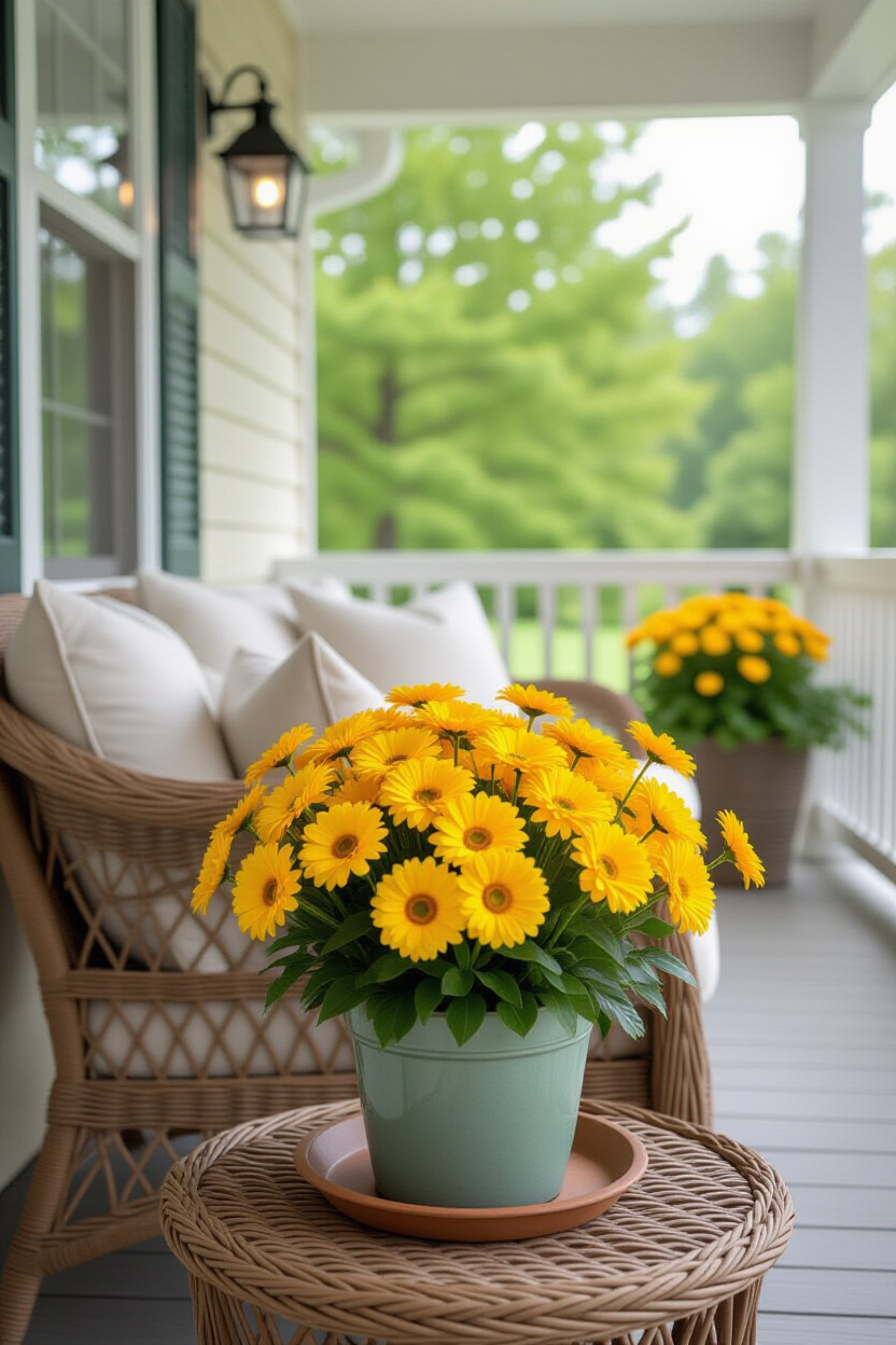 Front Door Flower Pot Ideas Porch Comfort