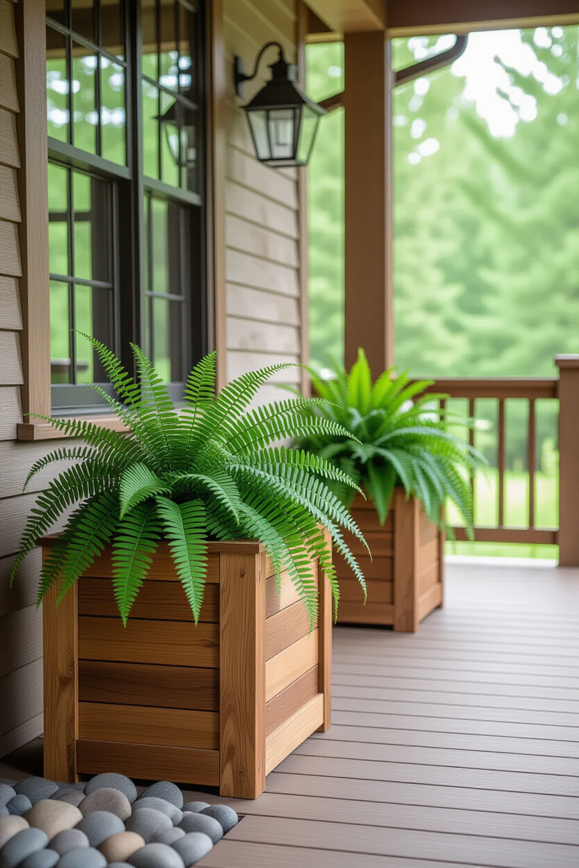 Front Porch Styling with Natural Elements