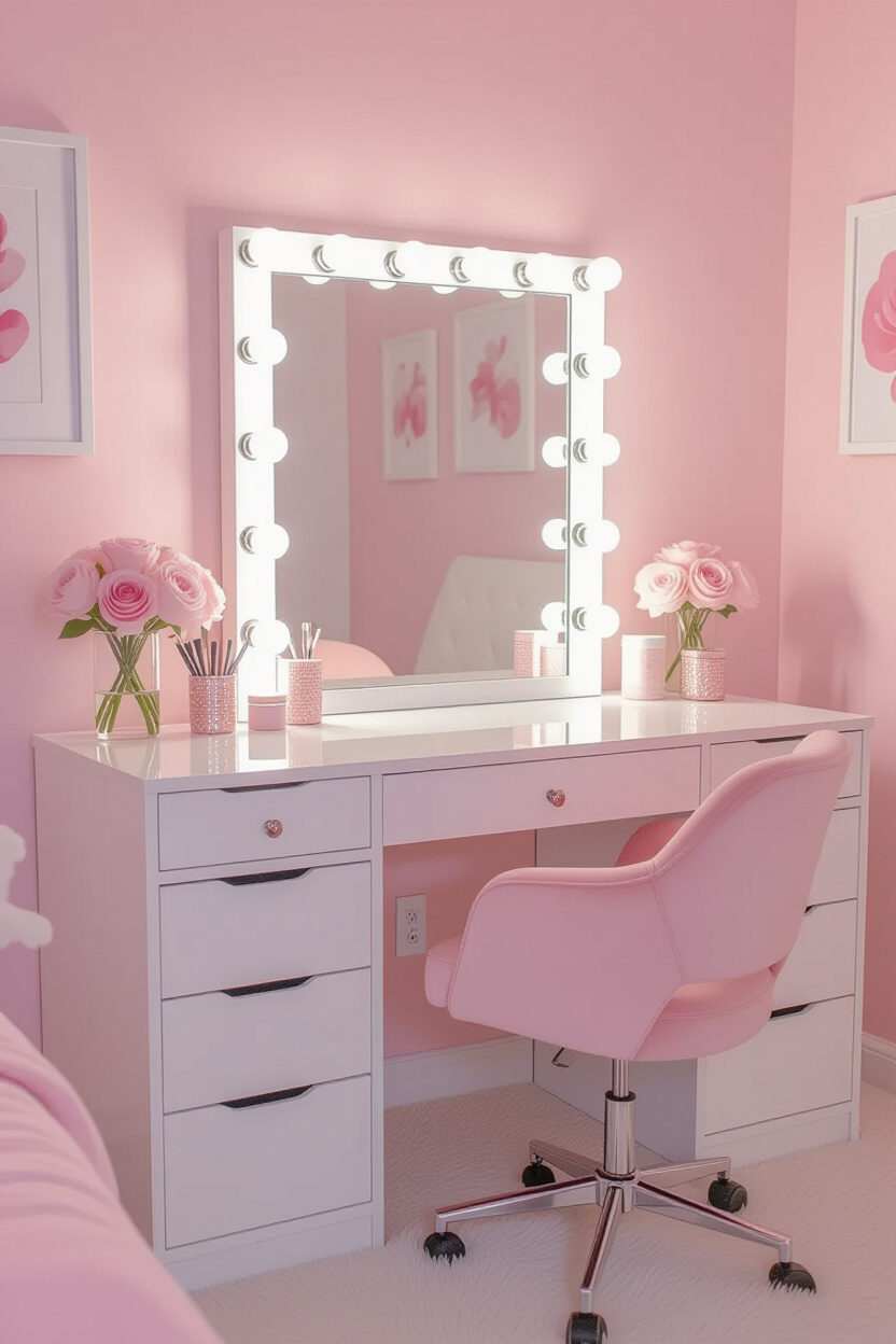 Hollywood Vanity Mirror Aesthetic for a Glam Bedroom Vibe