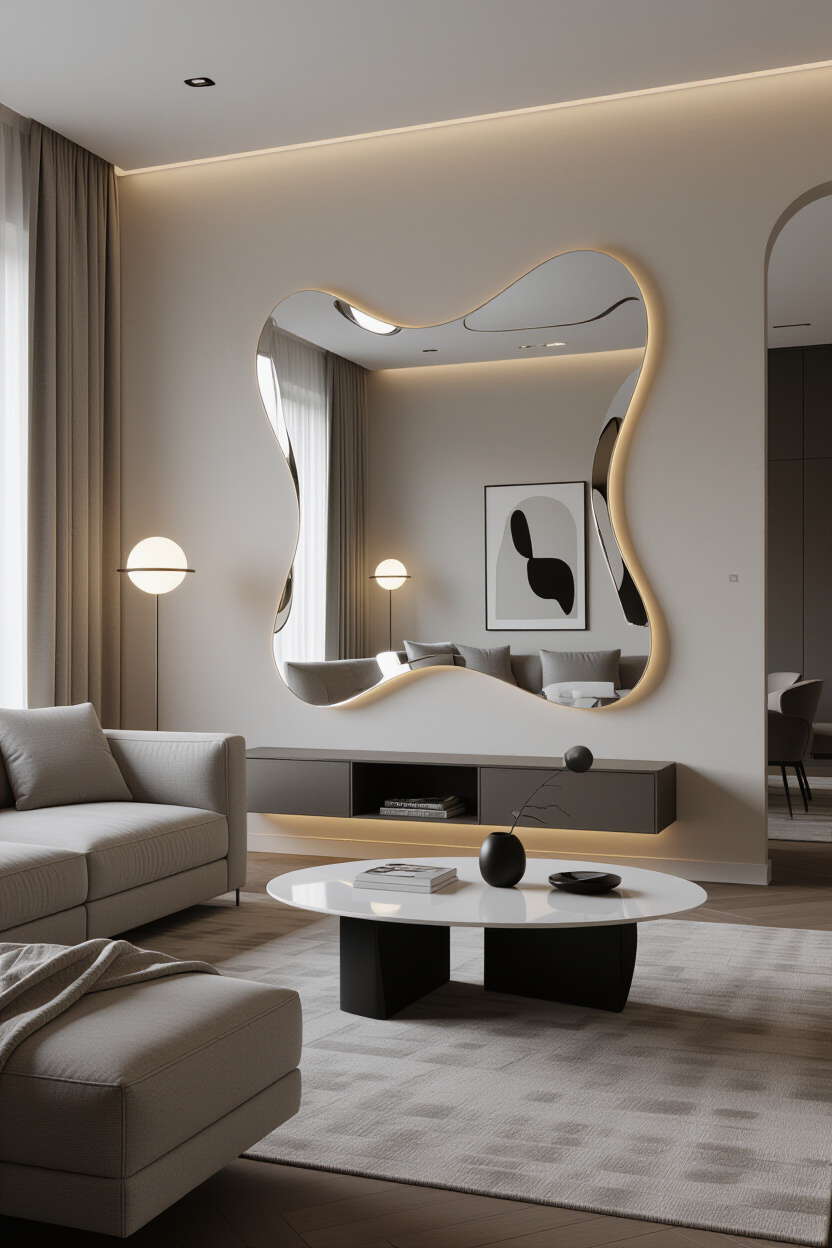 Irregular Shaped Mirror: Unique Design for Modern Homes