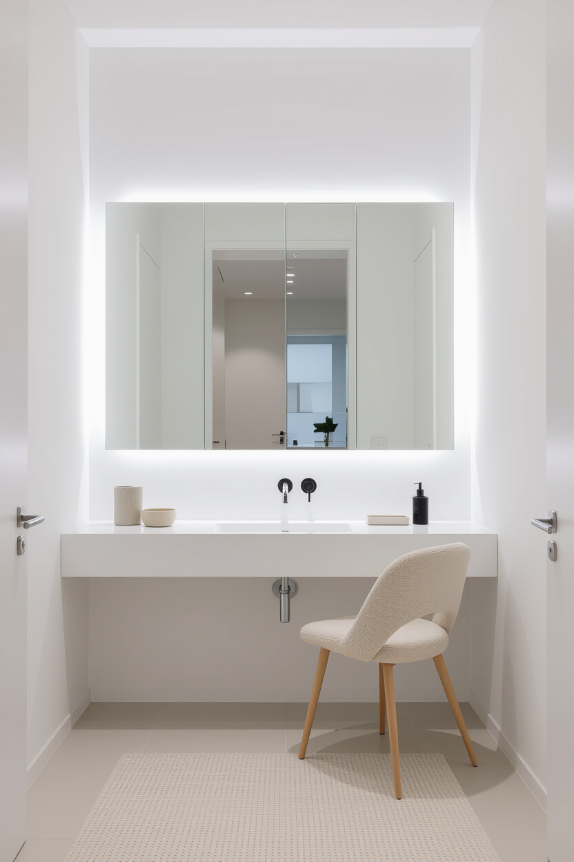 Long Mirror Decorating Ideas for Hallway Walls