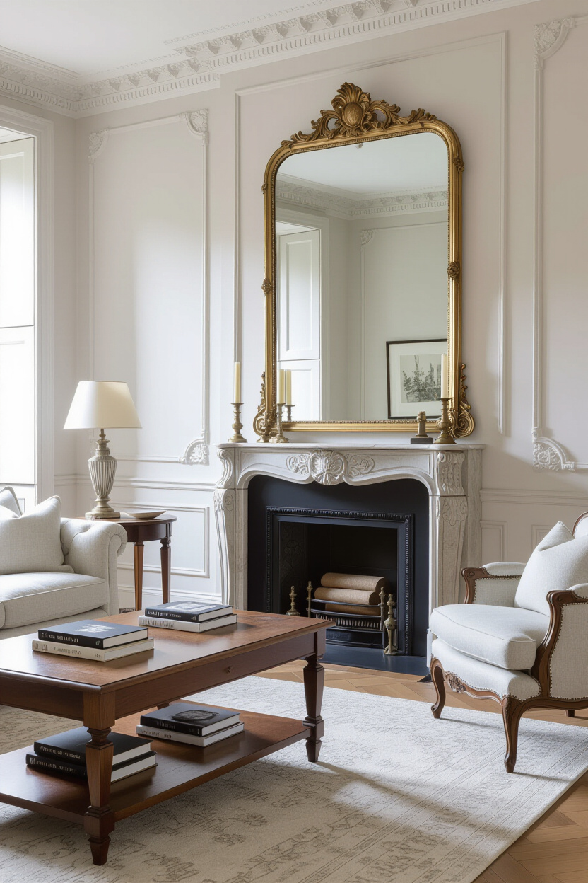 Luxury Living Room Mirrors: Investing in Timeless Elegance