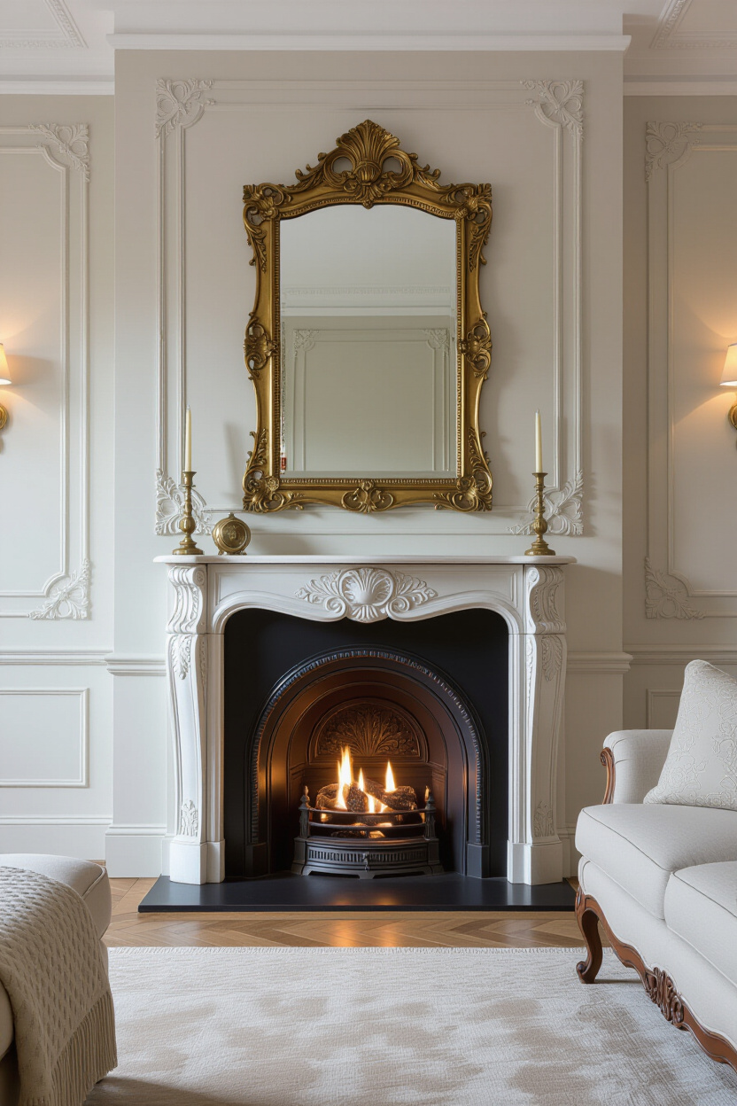 Mirror Design Wall Ideas for an Elegant Living Room