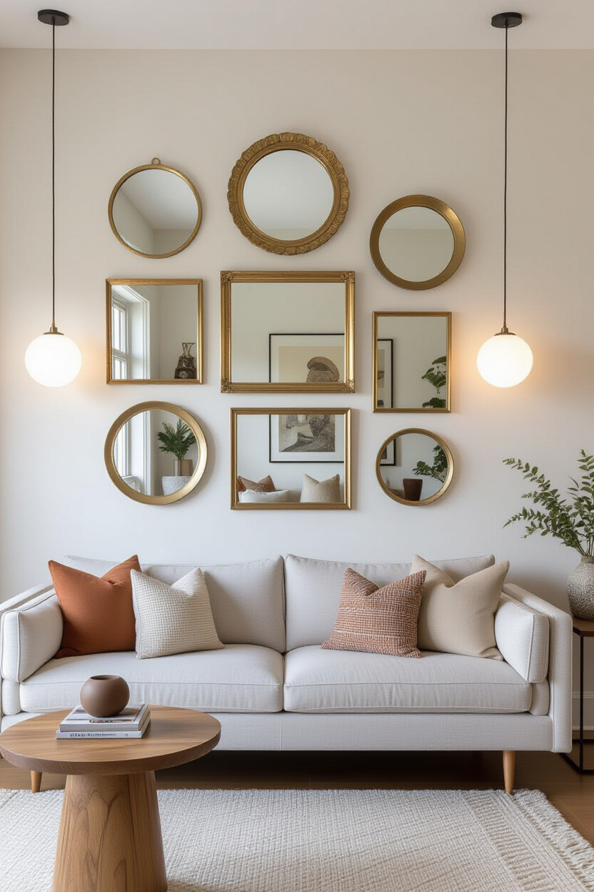 Mirror Wall Decor Living Room: Creating Depth and Style