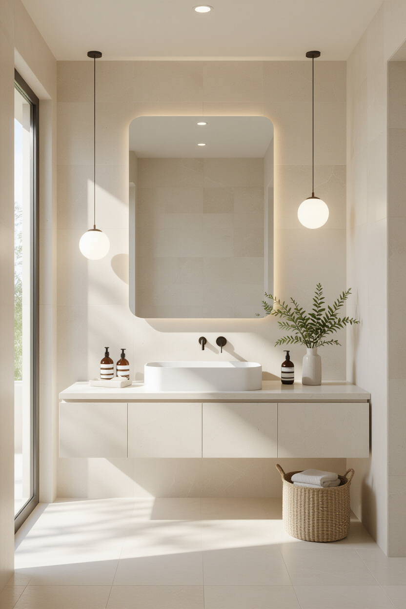 Modern Bathroom Vanity Mirror Ideas for a Sleek Interior