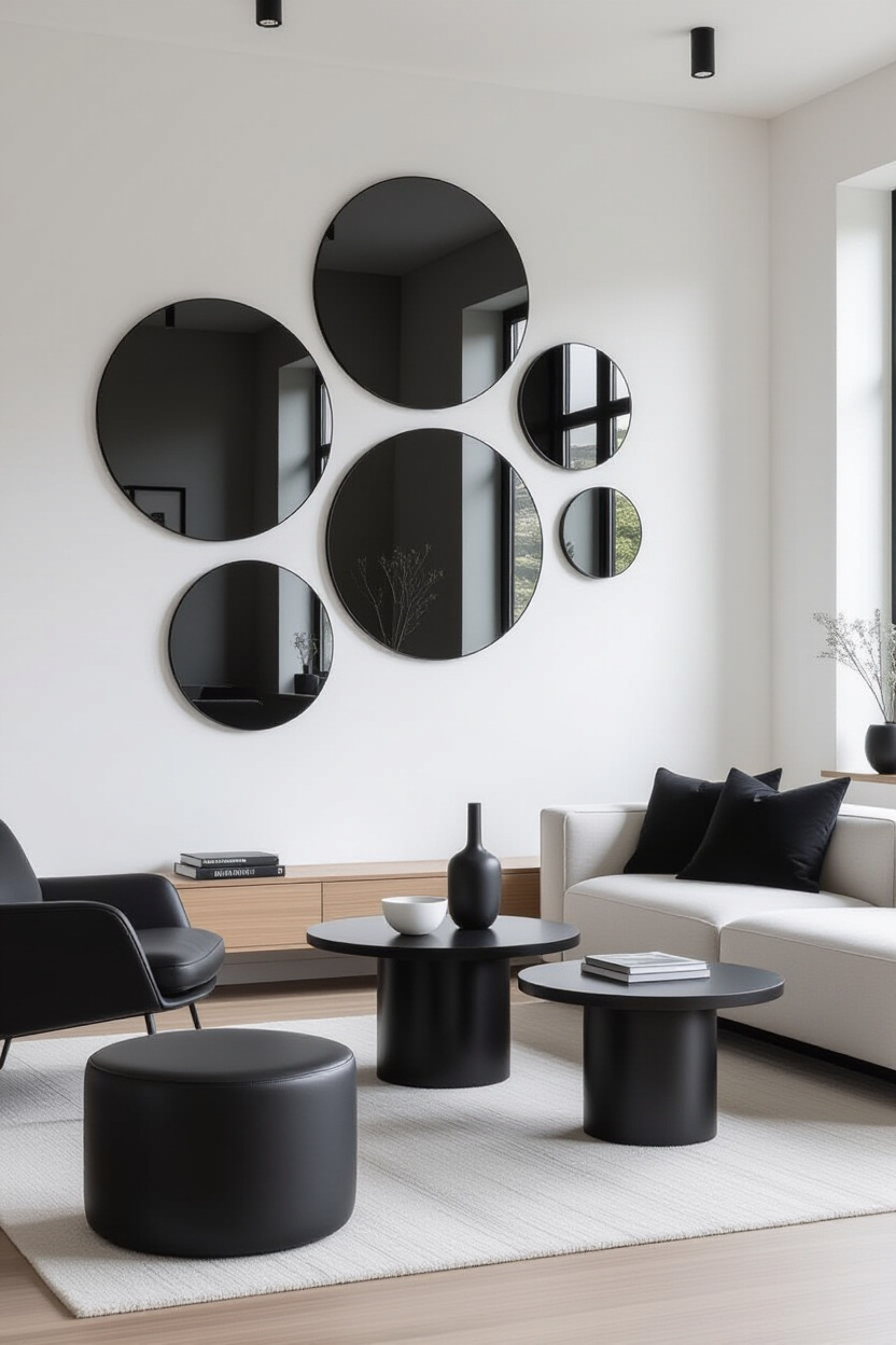 Round Mirror Decor Ideas for a Chic Living Room Vibe