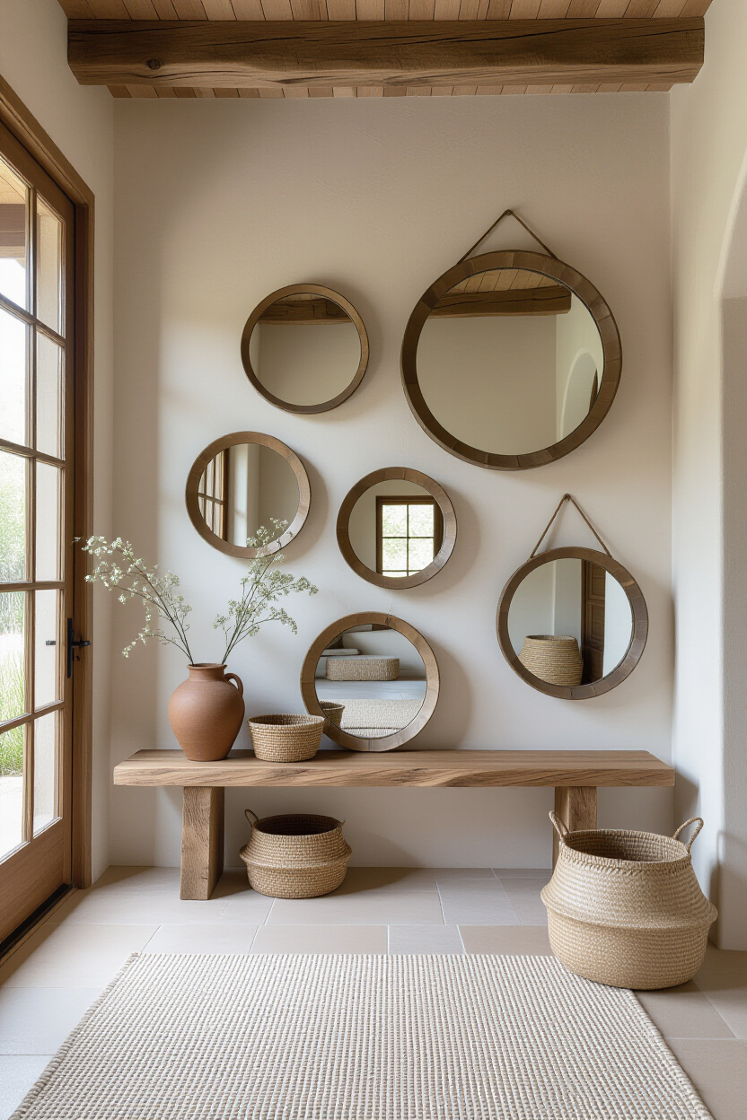 Rustic Mirror Wall Decor: A Statement Design for Any Wall