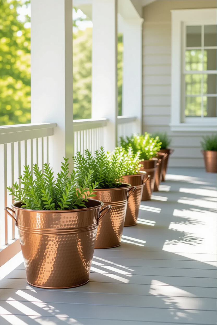 Spring Outdoor Flower Pots Front Porches Aesthetic