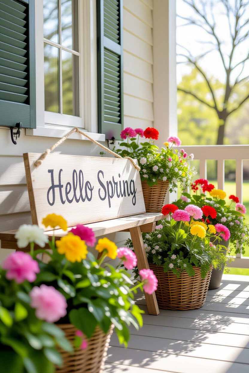 Spring Porch Signs: Adding Personality