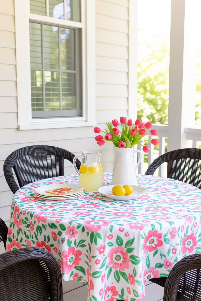 Spring Table Decor for a Charming Outdoor Porch Space
