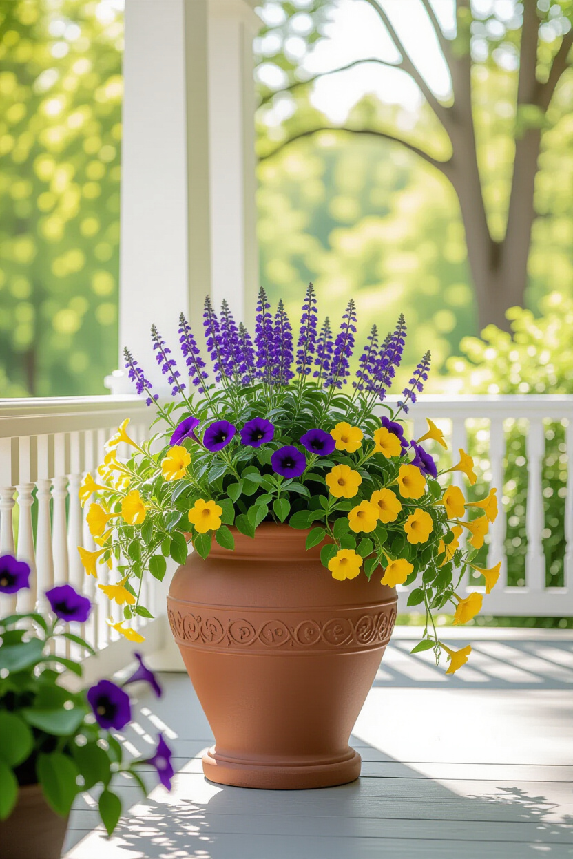 Thriller Filler Spiller Ideas Full Sun Porch Vibe