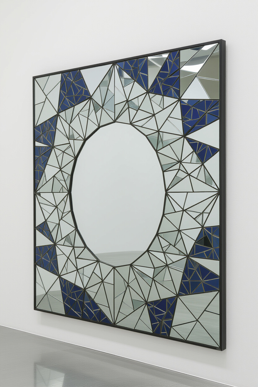 Unique Mirror Art DIY and Broken Mirror Ideas
