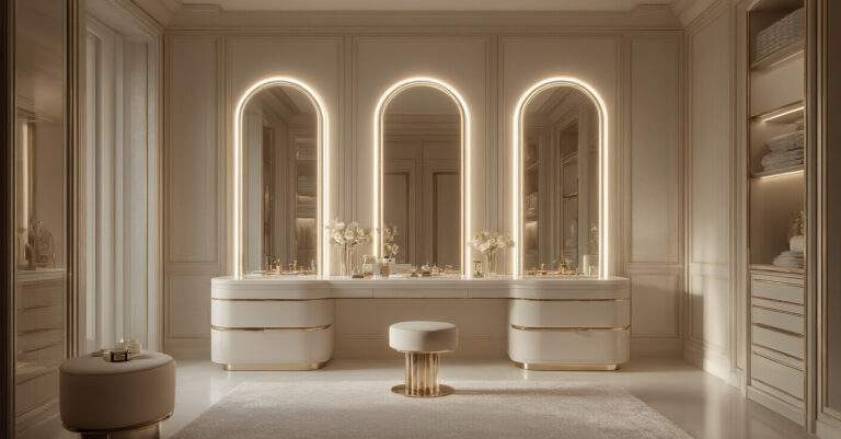 Get the Look: 28 Stunning Vanity Mirrors Designs