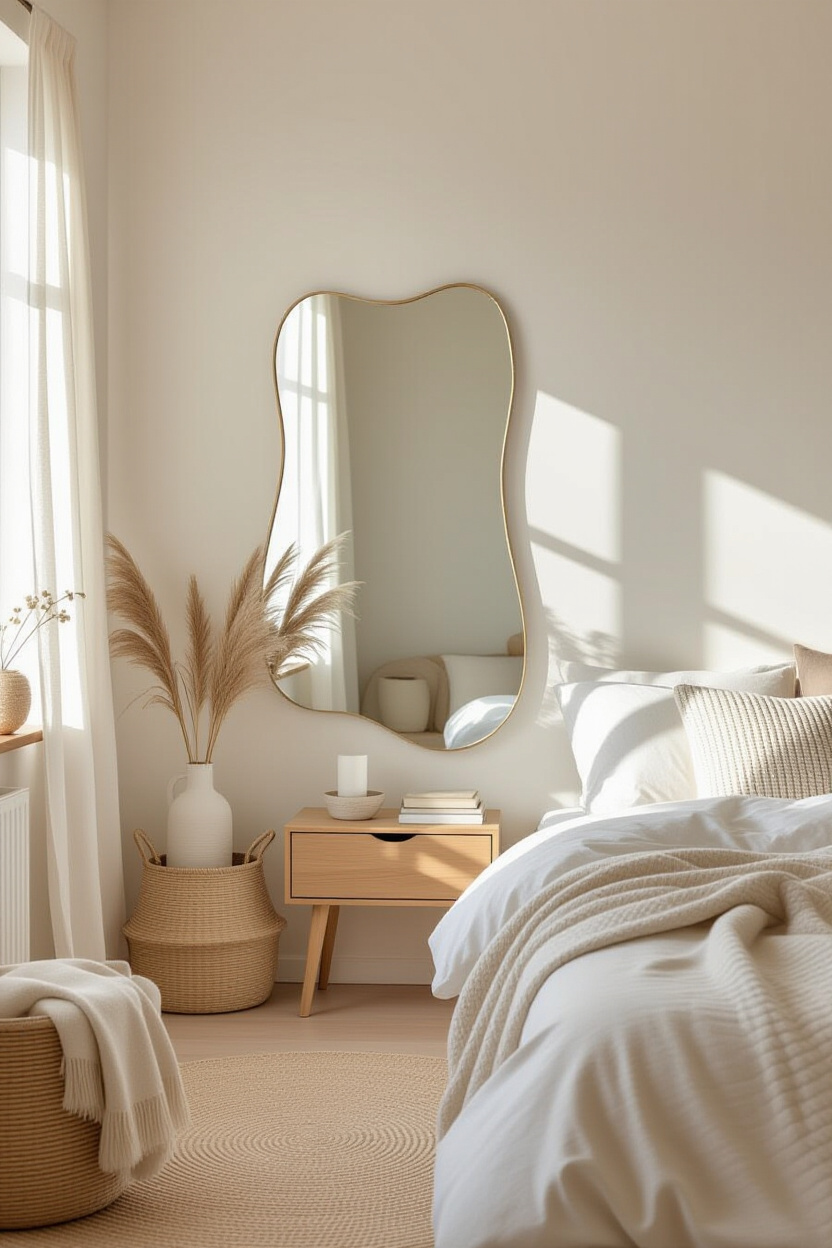 Wavy Mirror in Bedroom Aesthetic: Enhancing Your Personal Space