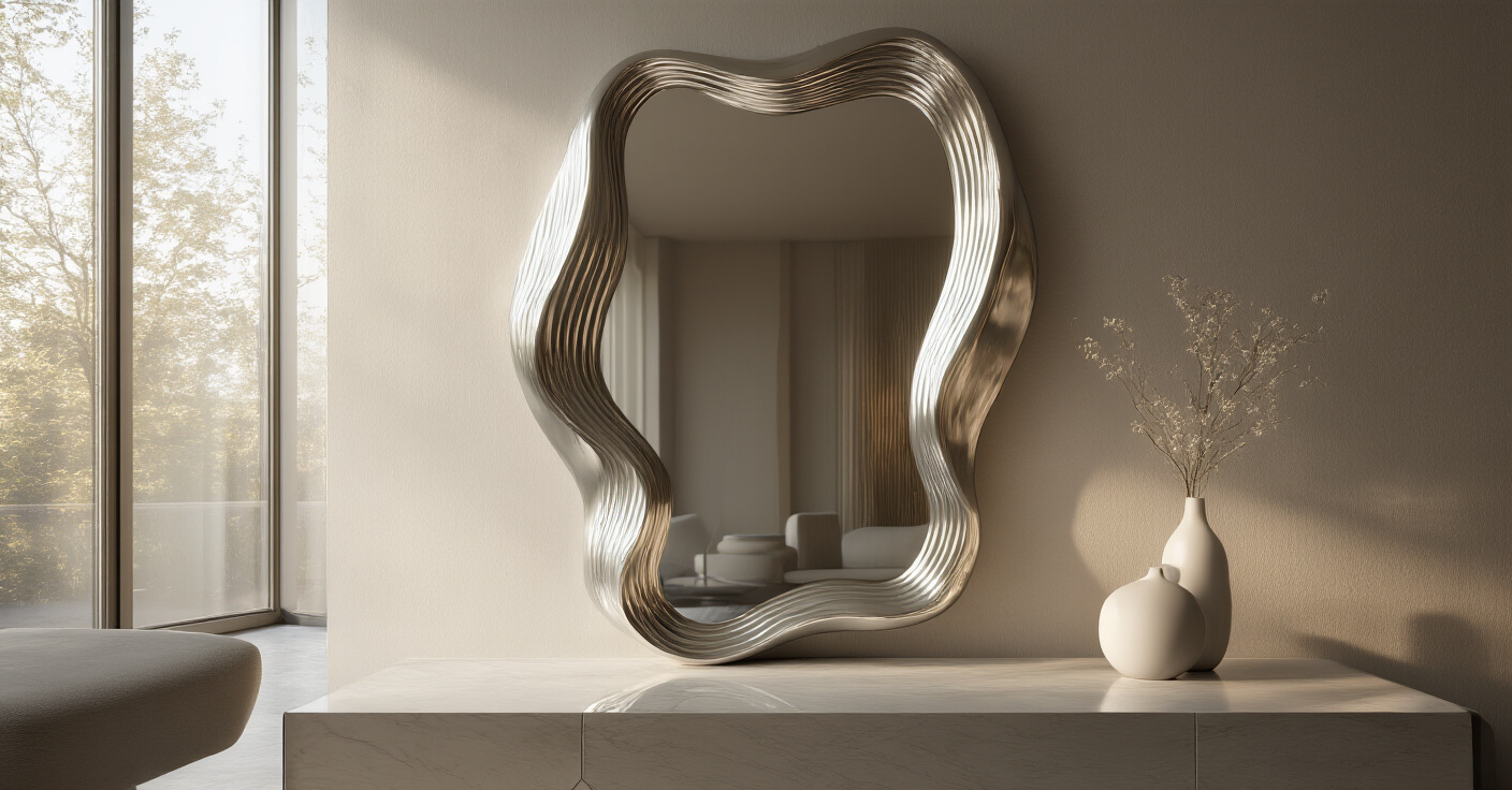 21 Stunning Ways to Style Your Wavy Mirror