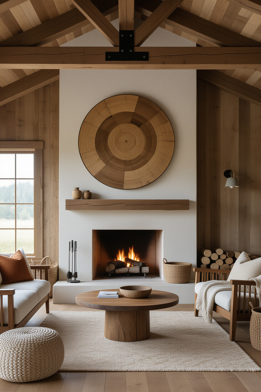 Wooden Circle Mirrors: Adding Natural Warmth to Your Home